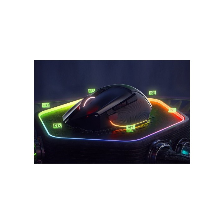 razer razer basilisk v3 pro raton mano derecha rf wireless + bluetooth + usb type c optico 30000 dpi