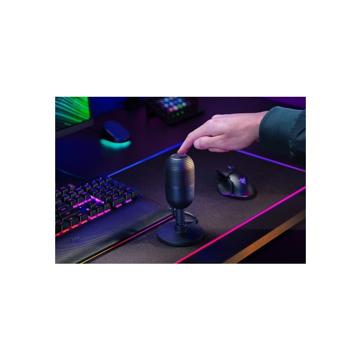 razer razer seiren v3 mini negro microfono de superficie para mesa