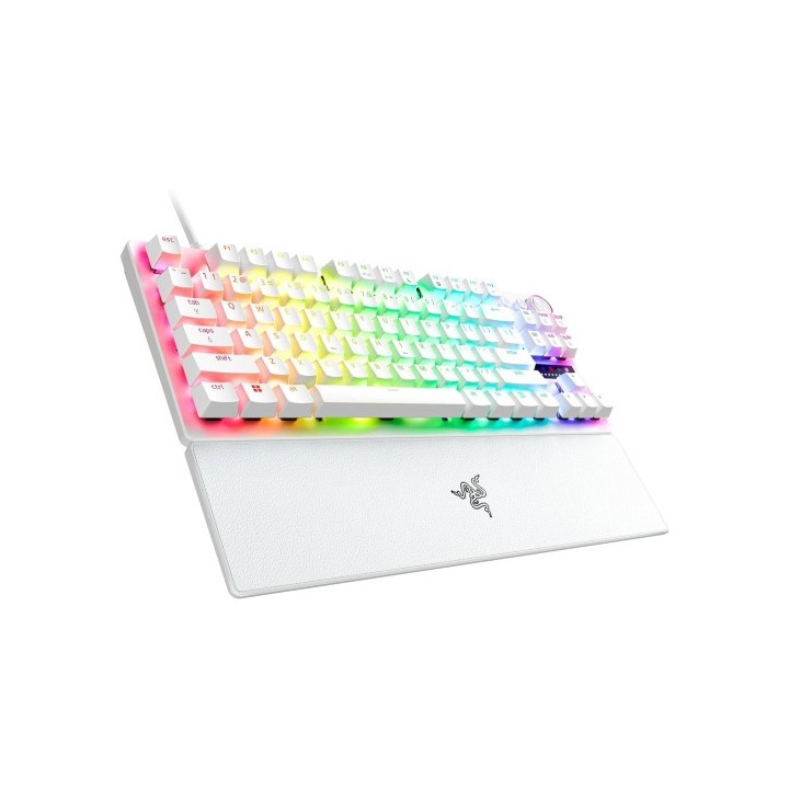 razer teclado razer huntsman v3 pro  usa  tenkeyless blanco  rz03 04981700 r3m1