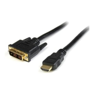 startechcom cable hdmi a dvi   d startech 1.8m    macho   macho    negro