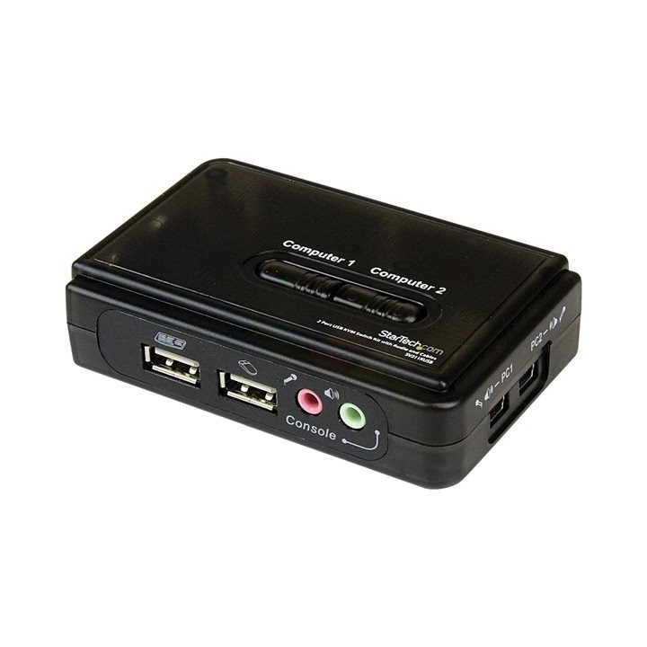 startechcom conmutador kvm startech 2 puertos todo incluido