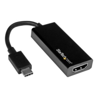 startechcom cable usb tipo c a hdmi startech 0.147m    macho   hembra    negro