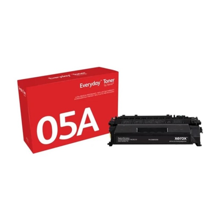 xerox toner xerox everyday compatible con hp 05a laserjet p2035 ce505a crg119 gpr41  negro