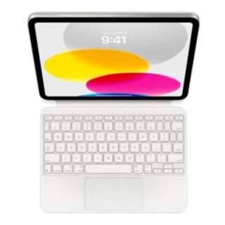 apple teclado apple magic keyboard folio para ipad blanco ingles