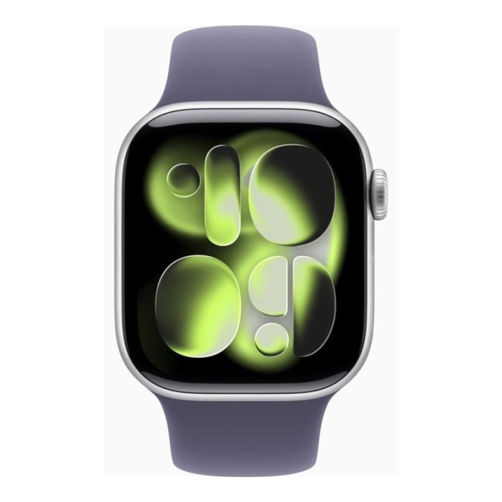 apple smartwatch apple watch series 11?gps + cellular 42mm silver alluminium case purple mist sport