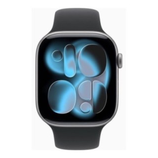 apple smartwatch apple watch s11?gps + cellular 46mm?space grey aluminium case  black sport band