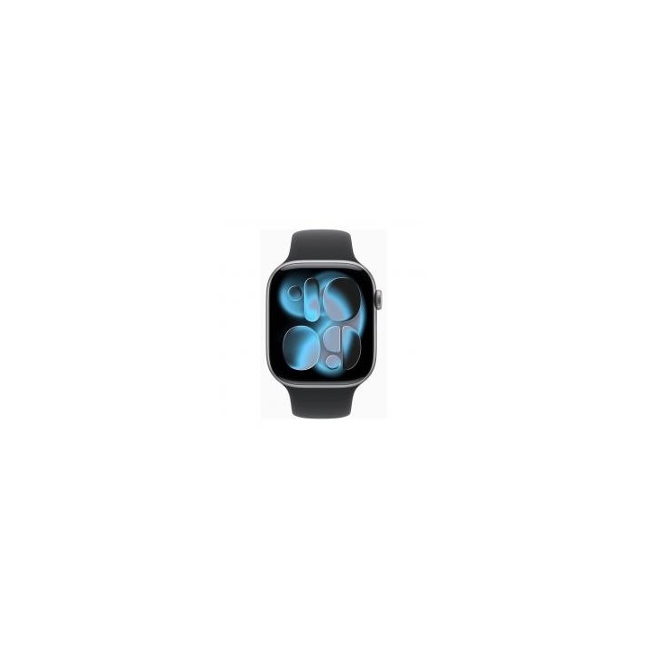 apple smartwatch apple watch s11?gps + cellular 46mm?space grey aluminium case  black sport band