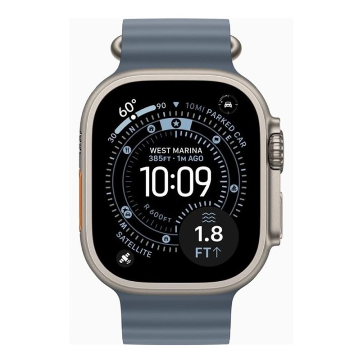 apple smartwatch apple watch ultra 3?gps + cellular?49mm?natural titanium case  anchor blue ocean ba