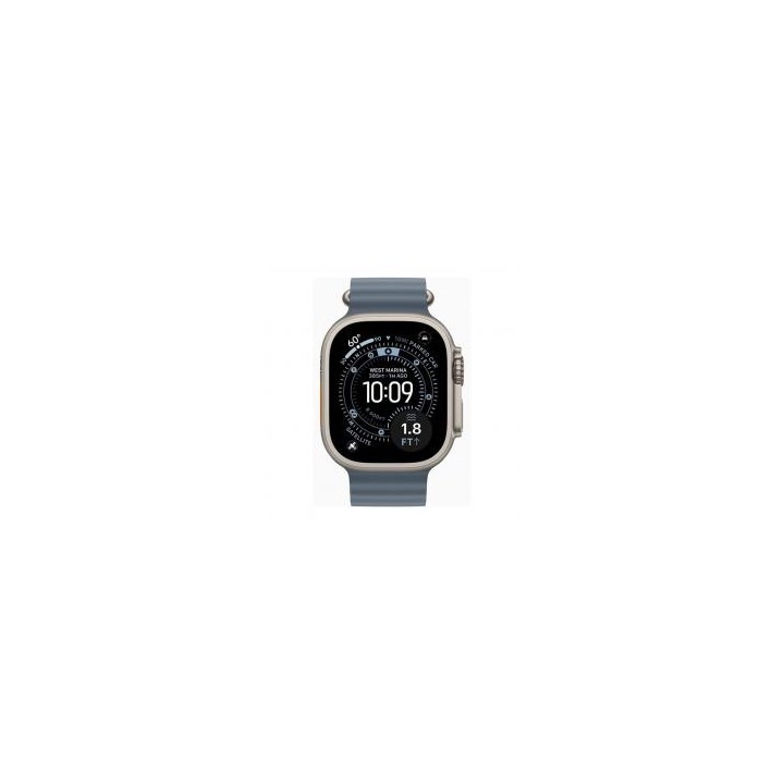 apple smartwatch apple watch ultra 3?gps + cellular?49mm?natural titanium case  anchor blue ocean ba