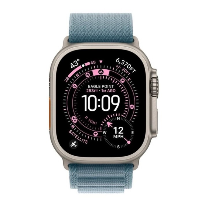 apple smartwatch apple watch ultra 3?gps + cellular?49mm?natural titanium case blue alpine loop    s
