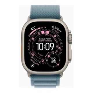 apple smartwatch apple watch ultra 3?gps + cellular?49mm?natural titanium case blue alpine loop    m