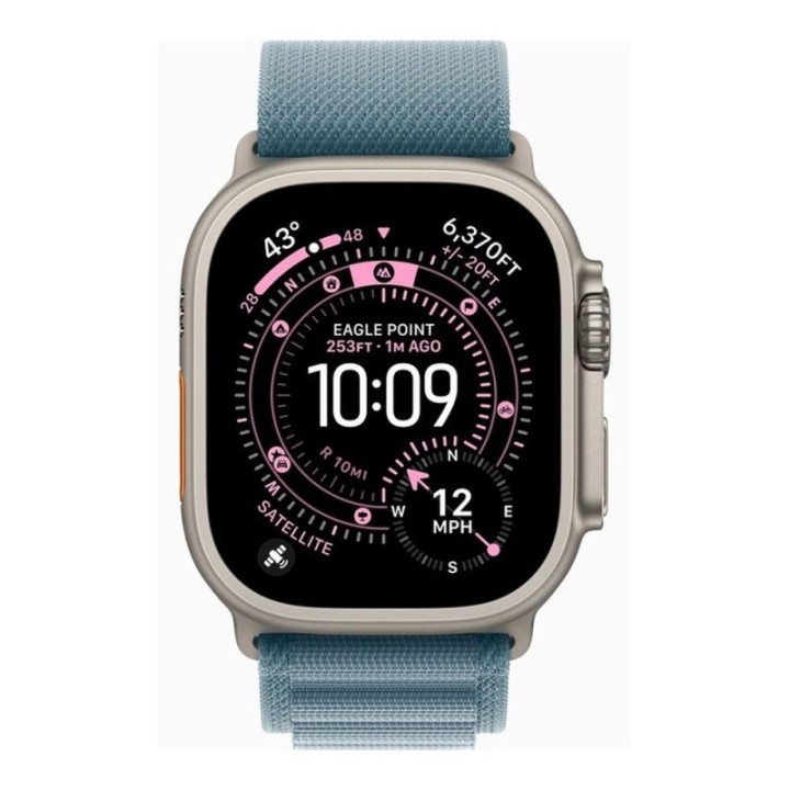 apple smartwatch apple watch ultra 3?gps + cellular?49mm?natural titanium case blue alpine loop    m