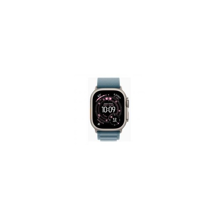 apple smartwatch apple watch ultra 3?gps + cellular?49mm?natural titanium case blue alpine loop    m