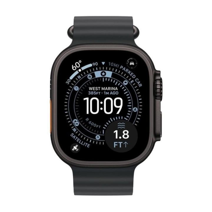 apple smartwatch apple watch ultra 3?gps + cellular?49mm?black titanium case  black ocean band