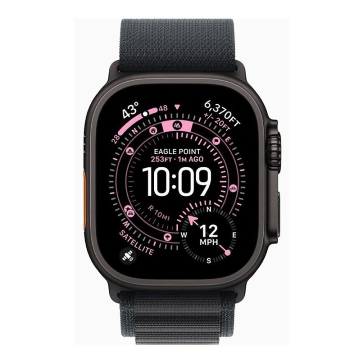 apple smartwatch apple watch ultra 3?gps + cellular?49mm?black titanium case  black alpine loop    m