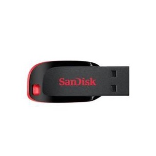sandisk memoria usb 2.0 sandisk 16gb cruzer blade rojo