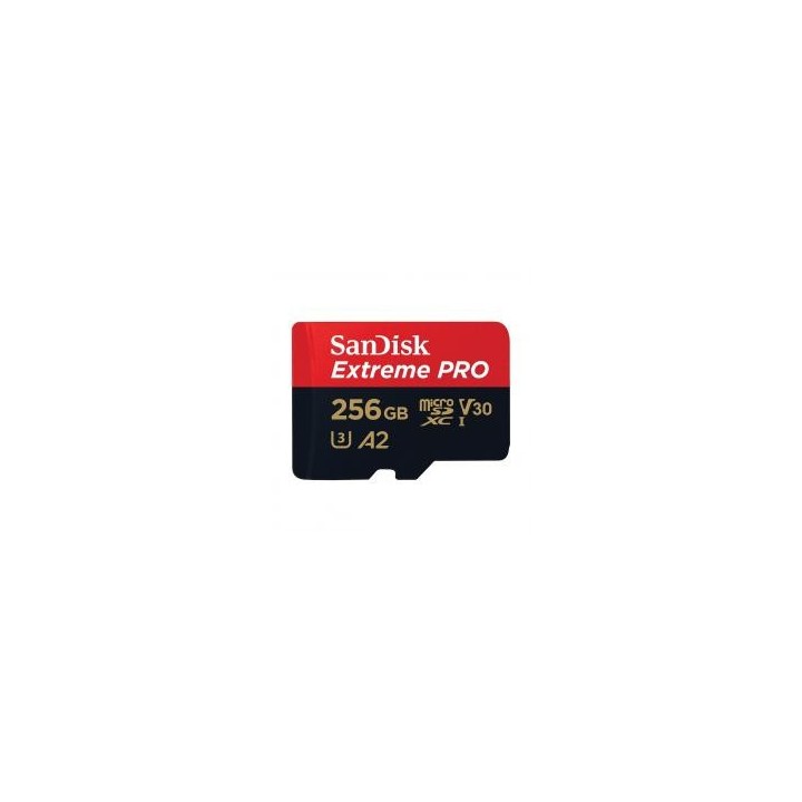 sandisk tarjeta memoria micro secure digital 256gb sandisk extreme pro clase 10 uhs   i u3 + adaptad