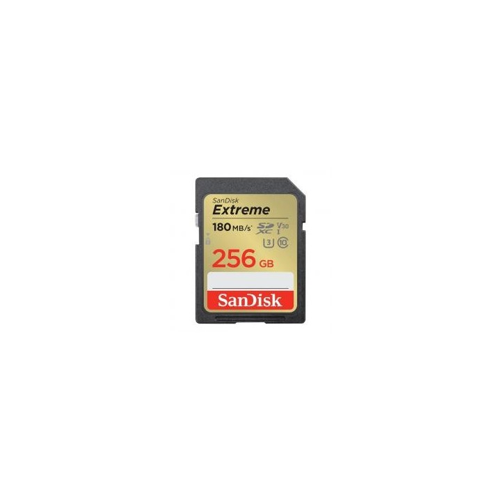 sandisk tarjeta memoria secure digital sdxc 256gb sandisk extreme clase 10 uhs   i u3