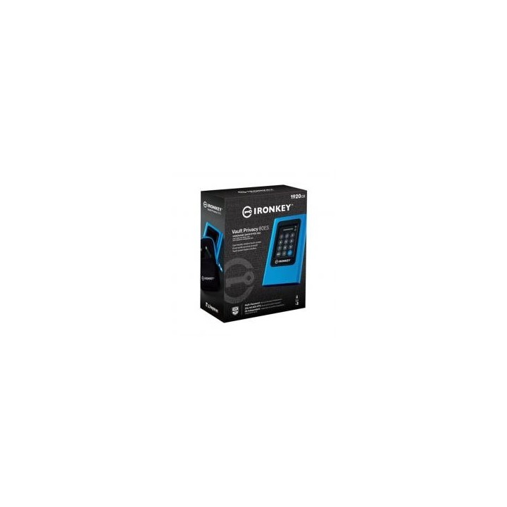 kingston disco duro externo ssd kingston ironkey vault privacy 80 1.92tb usb tipo c