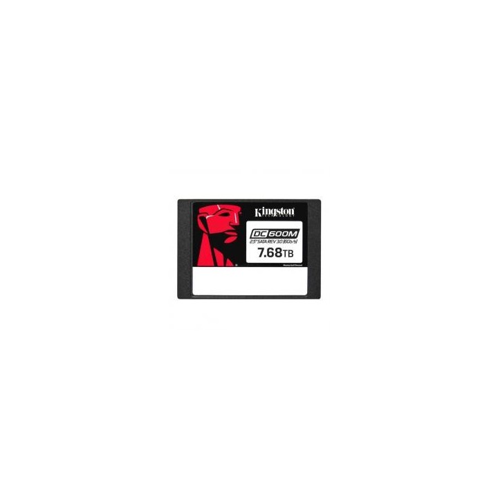 kingston disco duro interno solido ssd kingston data center 600m 7.68tb 2.5 pulgadas sata 6gb   s