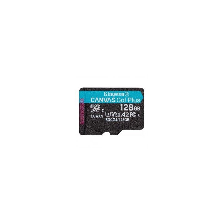 kingston tarjeta memoria micro sdxc 128gb kingston canvas go plus uhs   i clase 10