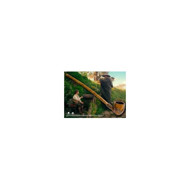 the noble collection replica the noble collection l hobbit pipa bilbo bolson de 23 cm