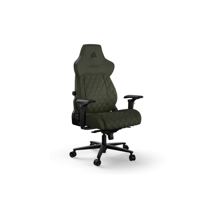 corsair corsair tc500 luxe silla para videojuegos de pc asiento acolchado verde
