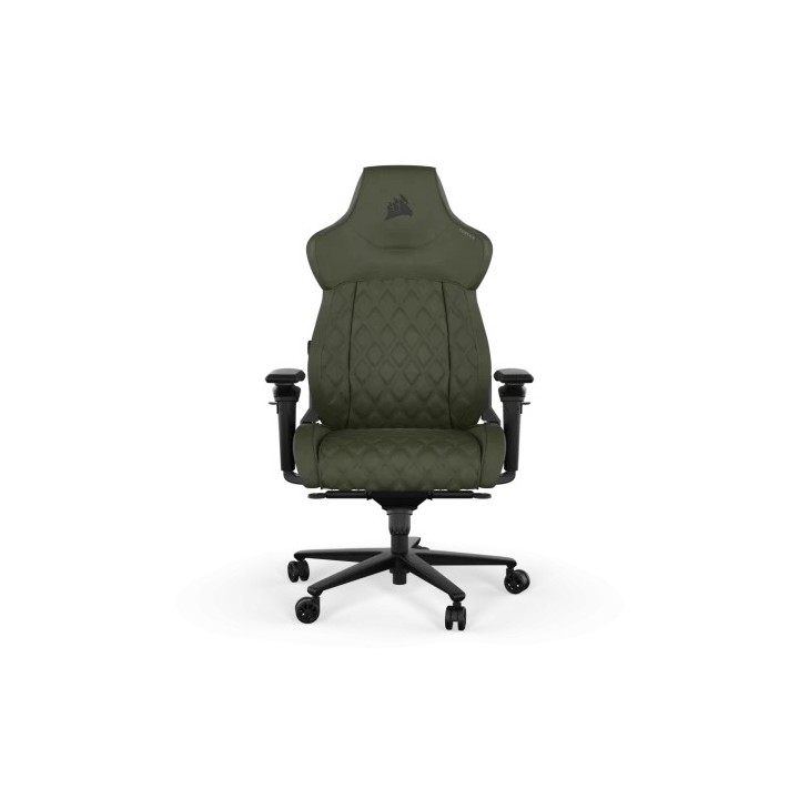 corsair corsair tc500 luxe silla para videojuegos de pc asiento acolchado verde
