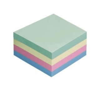 cubo notas pastel mix 400h 75x75mm 5820 98