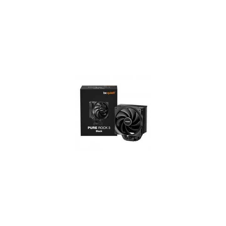 be quiet  ventilador disipador cpu bequiet pure rock 3 120mm negro