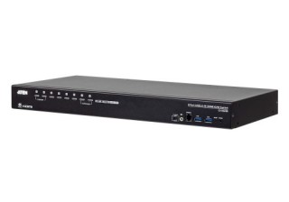 aten aten 8 port usb true 4k hdmi kvm switch with usb 3.0 peripheral support and broadcast mode  cs1