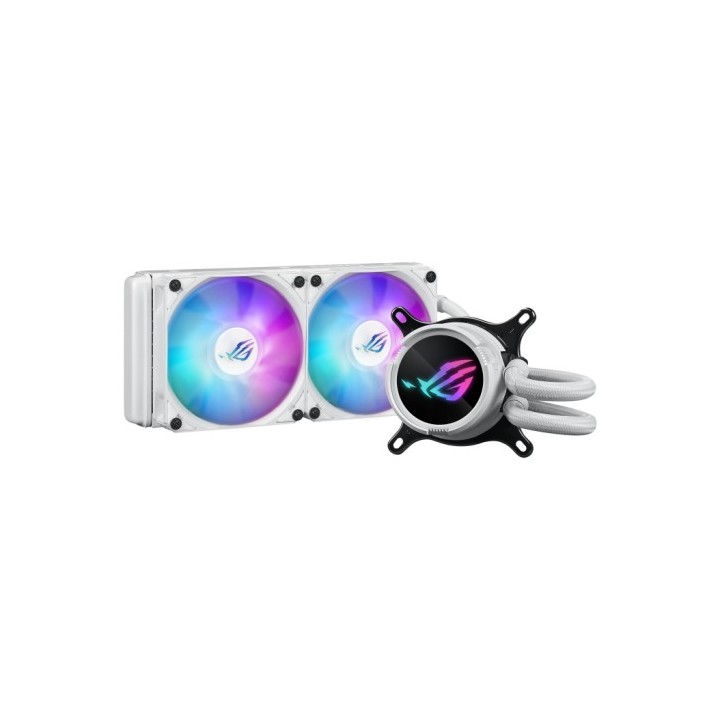 asus asus rog strix lc iii 240 argb white edition procesador kit de refrigeracion liquida 12 cm blan