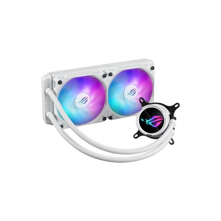 asus asus rog strix lc iii 240 argb white edition procesador kit de refrigeracion liquida 12 cm blan
