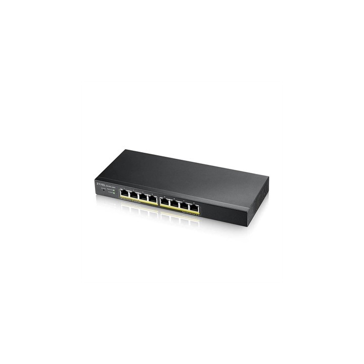 zyxel switch 8 puertos zyxel gs1915   8ep gigabit ethernet poe 60w nebula