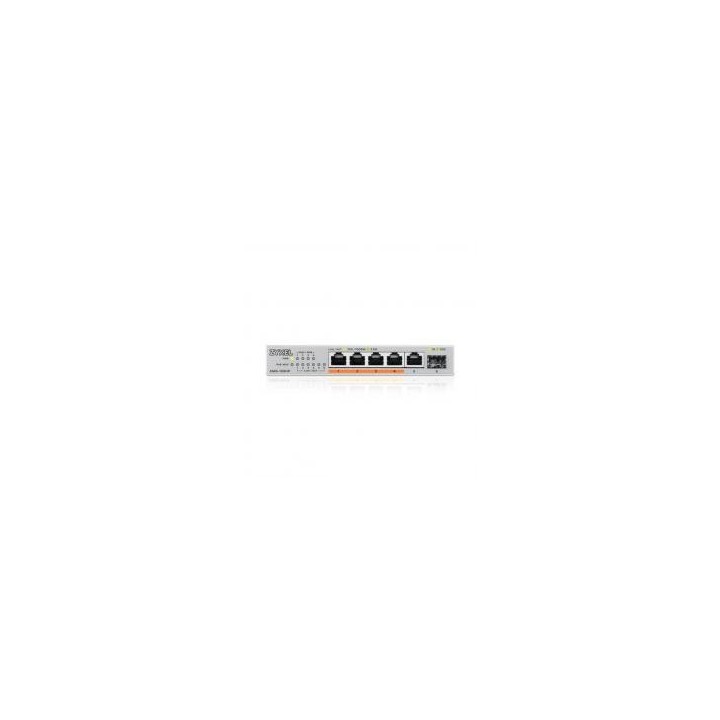 zyxel switch 6 puertos zyxel xmg   105hp   eu0101f