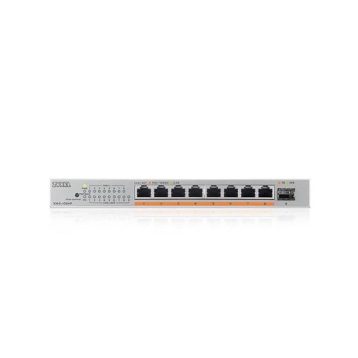 zyxel switch 9 puertos zyxel xmg   108hp   eu0101f