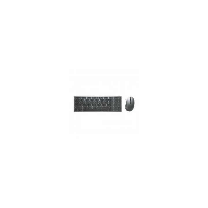 dell kit teclado + mouse raton dell km7120w wireles inalambrico gris titanio