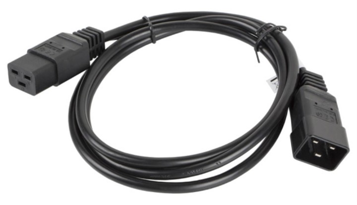 cable alimentacion lanberg iec320 c19 a iec320 c20 vde 1.8m