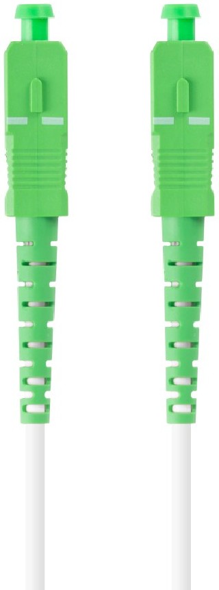 cable de fibraoptica lanberg 20m mono sc/apc sc/apc simplex g657b3 lszh blanc