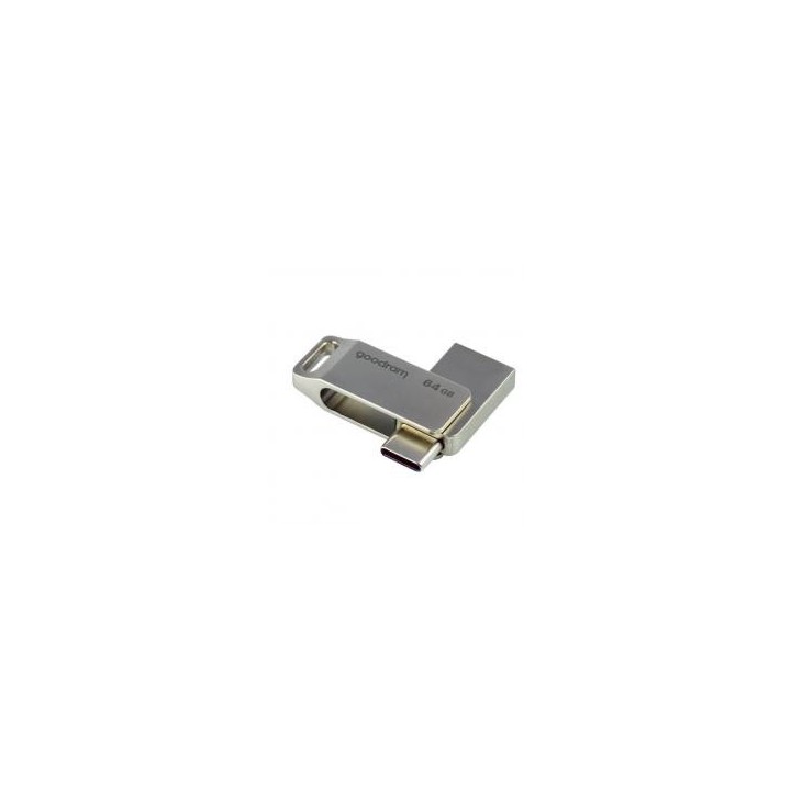 goodram memoria usb 3.2   usb tipo c goodram 64b oda3 plata