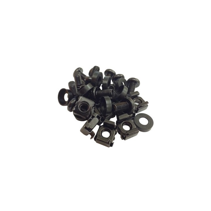 wp european cabling solution kit de tornillos y tuercas wp 20 piezas para rack