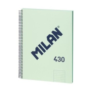 cuad. esp milan a4 80f hztal verde