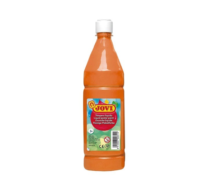 tempera liq. jovi escolar 1000ml naranja 51106