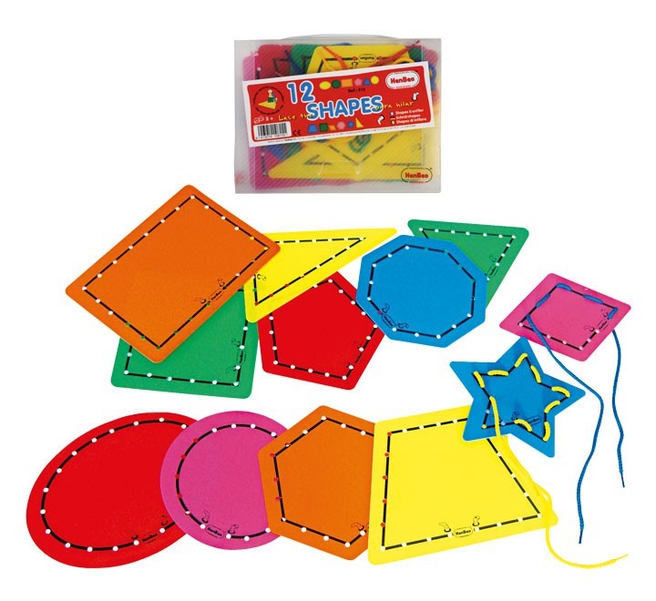 hilar figuras 12 tarjetas plastico henbea 815