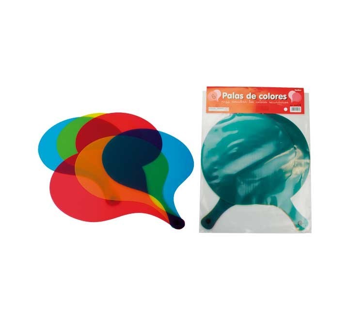 kit 6 palas colores mesa luz henbea 934