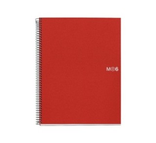 cuad. miquel rius notebook 6 a4 150h basic roj