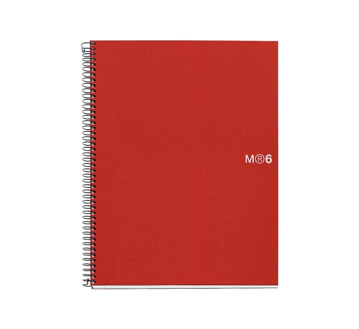 cuad. miquel rius notebook 6 a4 150h basic roj