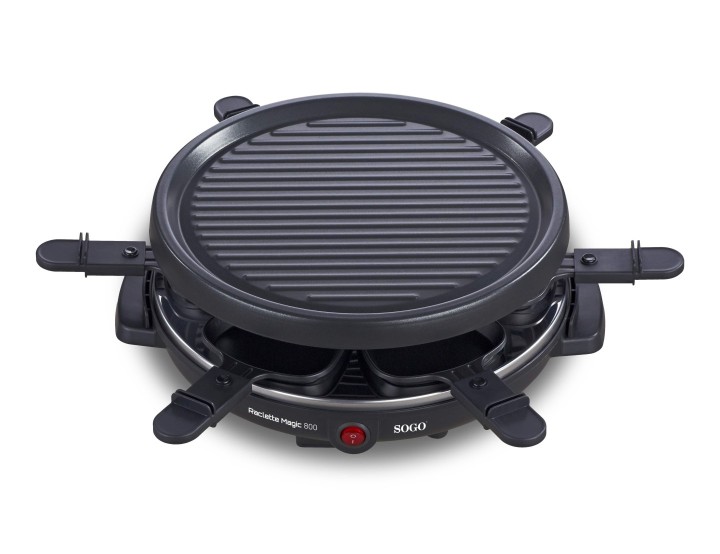 parilla raclette sogo 2 en 1 raclettemagic800