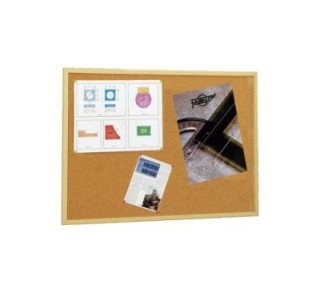 tablero corcho faibo m/madera 40x60cm