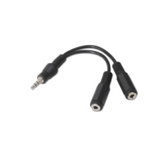 nanocable cable audio est?reo 2jack 3.5h jack 3.5m
